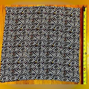 Nicole miller King & Queen of Hearts Card scarf vintage